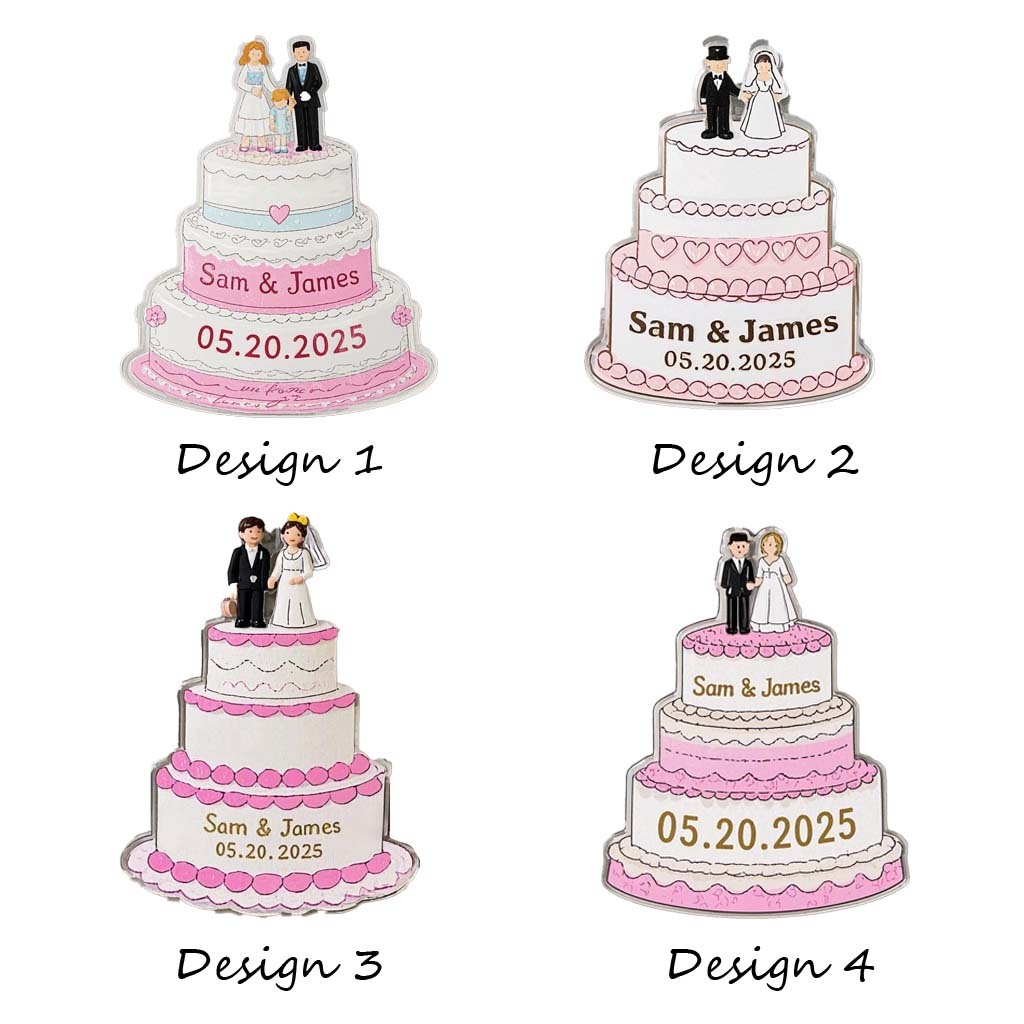 Custom Wedding Memorial Fridge Magnets Bulk Guest Gifts