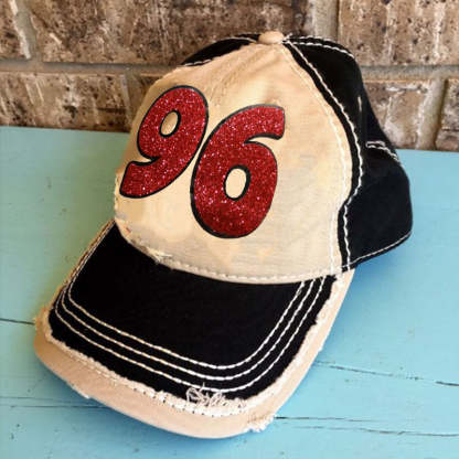 Customized Sport Mom Cap, Choose your #, Baseball Bling