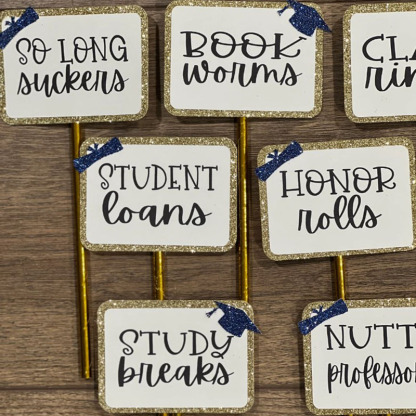 Candy Buffet Sign - Graduation Candy Bar -Graduation Party Favors