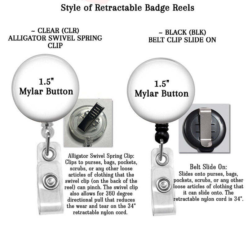 Personalized Nurse Badge Reel RN Nurse Badge Reel