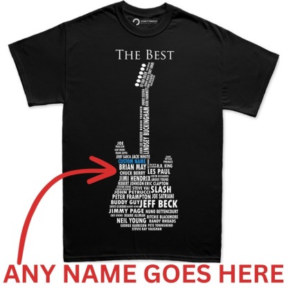 Custom Guitar Shirt Guitar Legends T-shirt Gift for Guitar Players