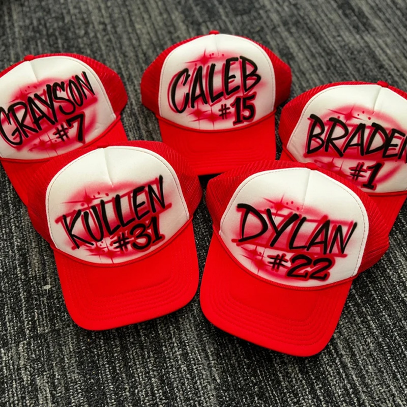Personalized Trucker Hat Custom Any Name Summer Party Favor Hat