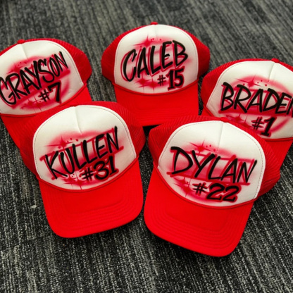 Personalized Trucker Hat Custom Any Name Summer Party Favor Hat
