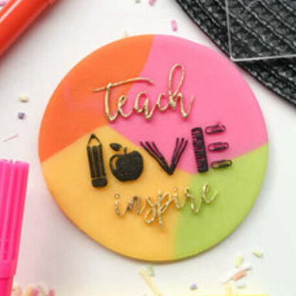 Teacher Cookie Stamp, Appreciation Gift, End of Term Treats, Xmas Gift
