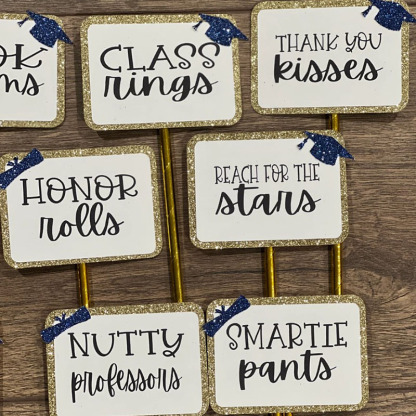 Candy Buffet Sign - Graduation Candy Bar -Graduation Party Favors