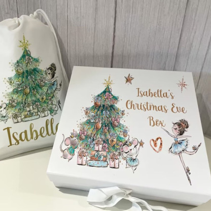Beautiful Christmas Eve Box with Ribbon Tie Christmas Eve Gift