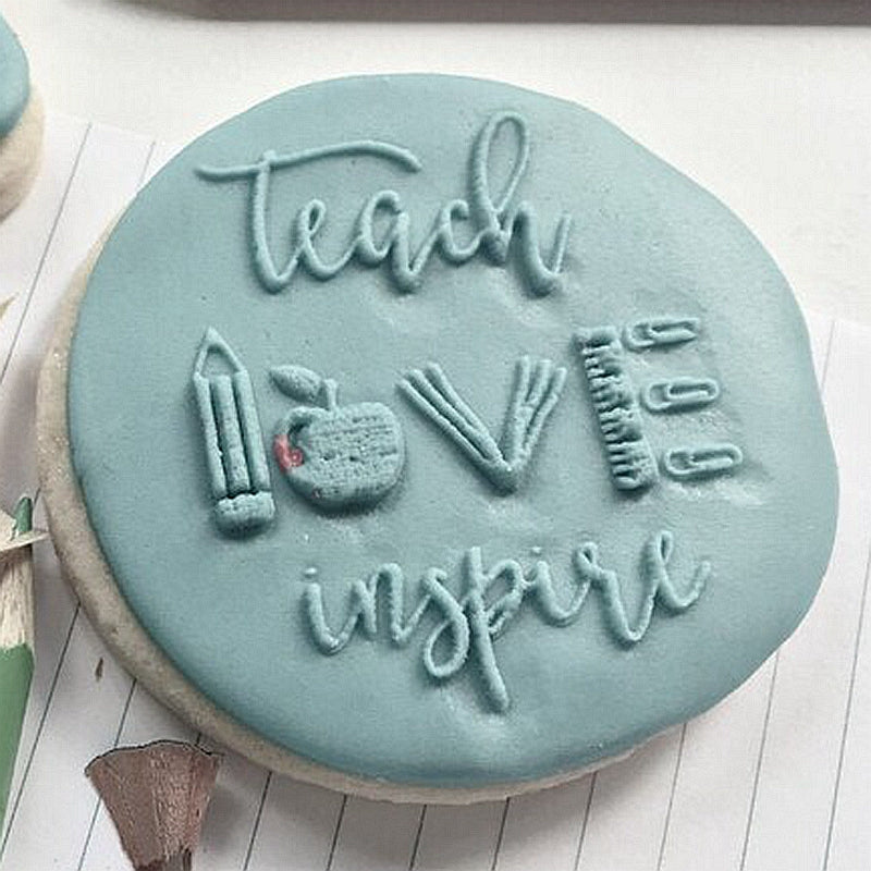 Teacher Cookie Stamp, Appreciation Gift, End of Term Treats, Xmas Gift