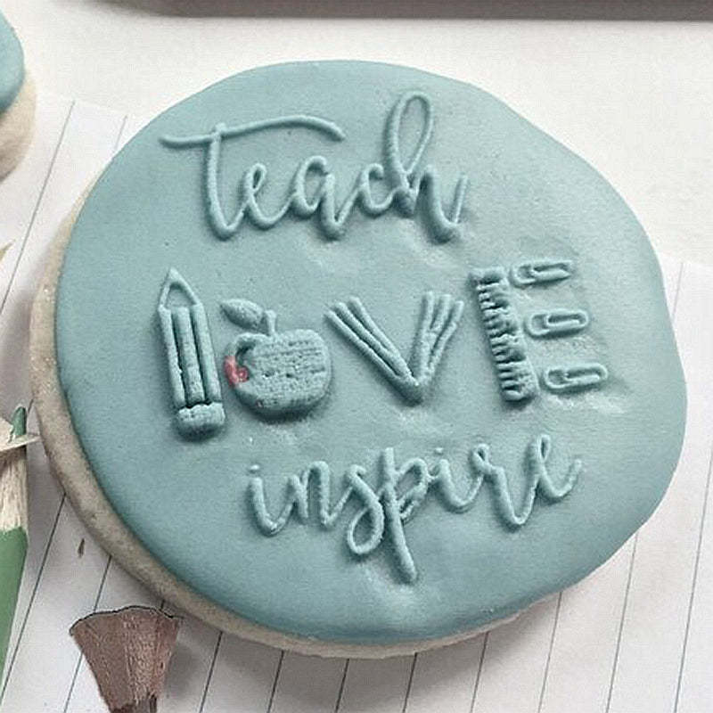 Teacher Cookie Stamp, Appreciation Gift, End of Term Treats, Xmas Gift
