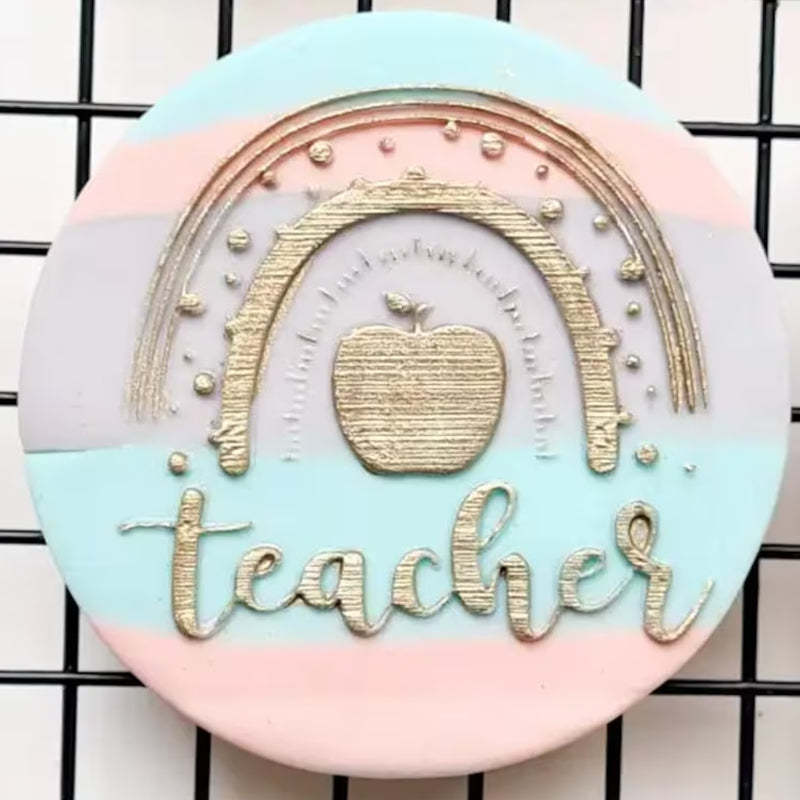 Teacher Cookie Stamp, Appreciation Gift, End of Term Treats, Xmas Gift