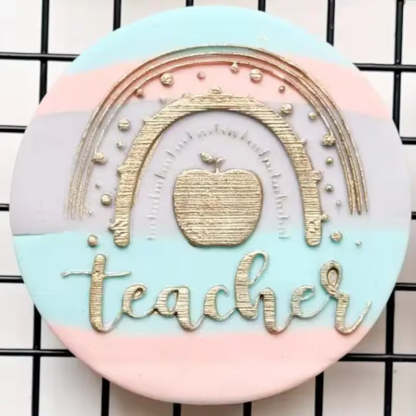 Teacher Cookie Stamp, Appreciation Gift, End of Term Treats, Xmas Gift