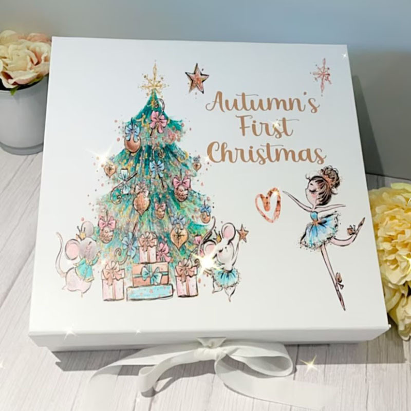 Beautiful Christmas Eve Box with Ribbon Tie Christmas Eve Gift