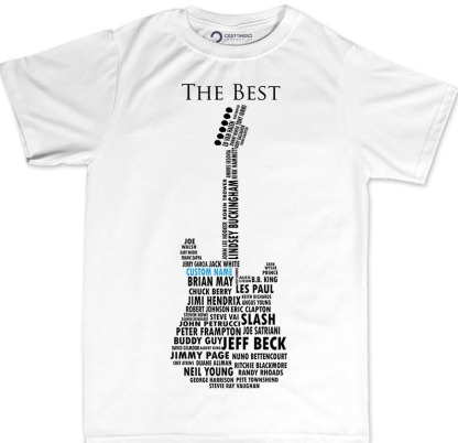 Custom Guitar Shirt Guitar Legends T-shirt Gift for Guitar Players