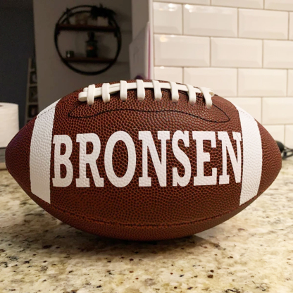 A Custom Football For American Football Fans