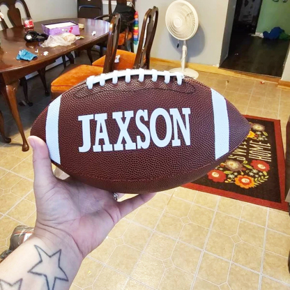 A Custom Football For American Football Fans
