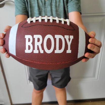 A Custom Football For American Football Fans