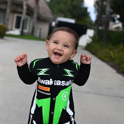 Baby personalized race sleep suit