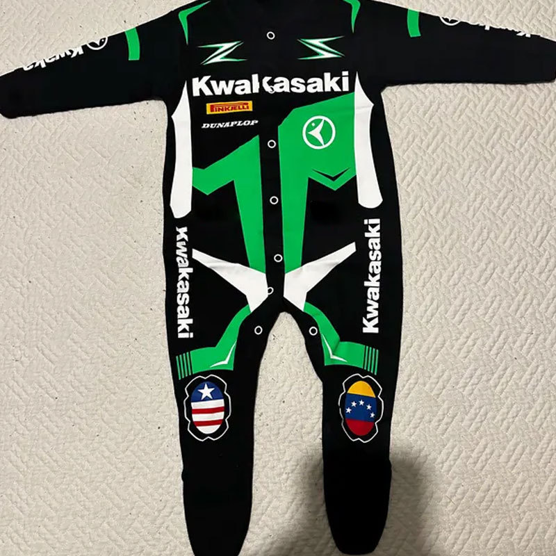 Baby personalized race sleep suit