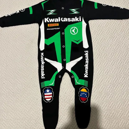 Baby personalized race sleep suit