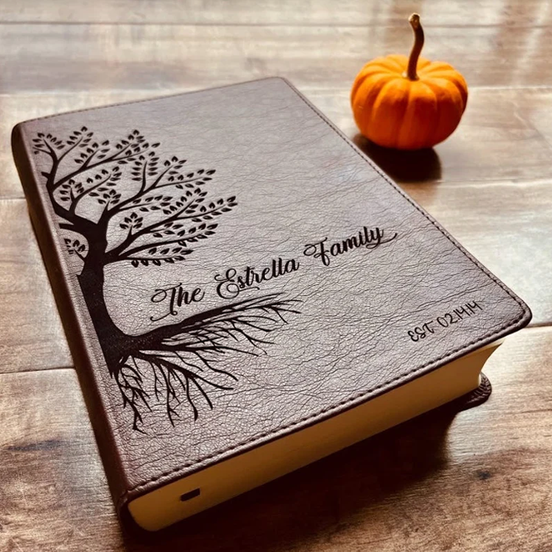 Personalized Engraved Family Bible, Wedding, Christian, Baptism Gifts