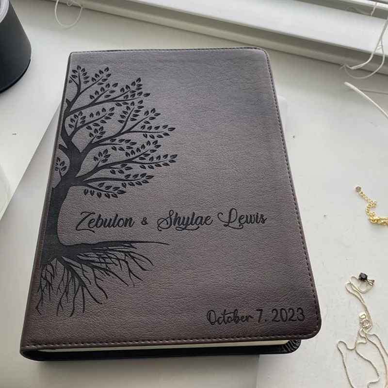 Personalized Engraved Family Bible, Wedding, Christian, Baptism Gifts