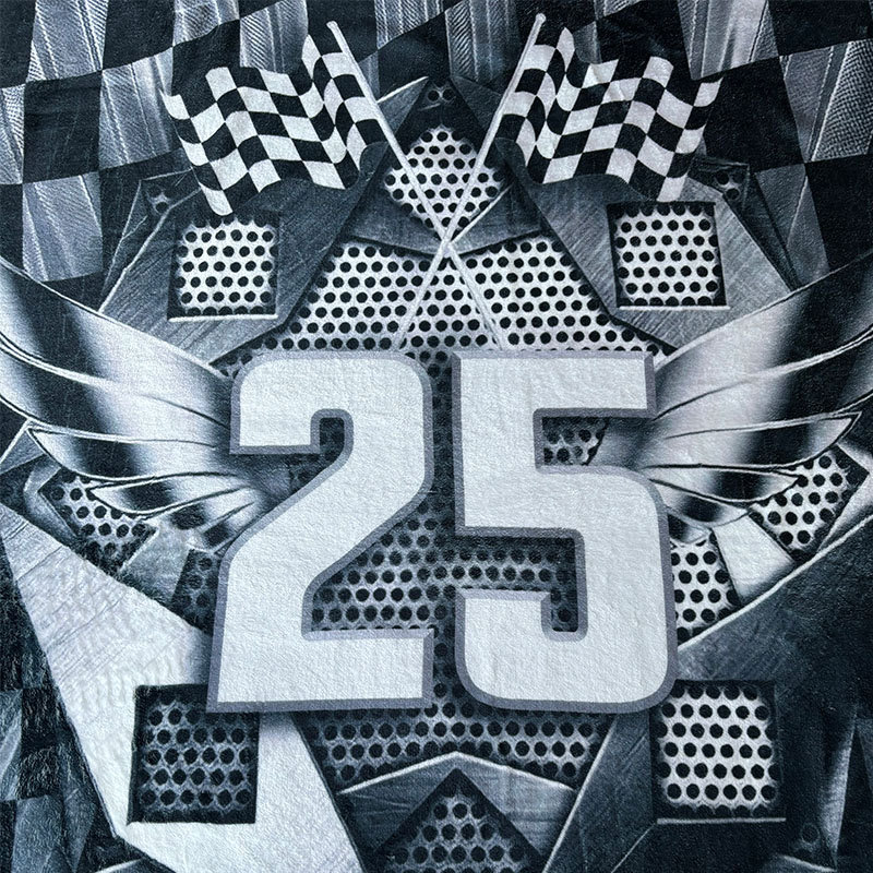 Personalized Name and Number Racing Blanket