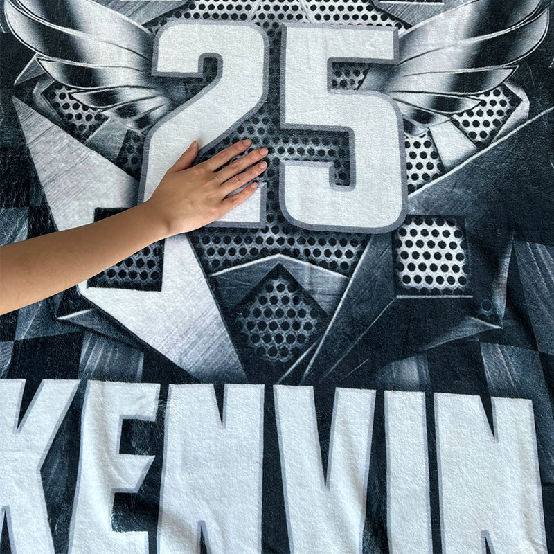 Personalized Name and Number Racing Blanket