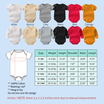 [Bodysuit] Personalised Reindeer Christmas Baby Bodysuit