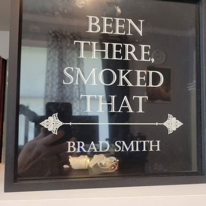 Cigar Band Custom Shadow Box Personalized Cigar Bands