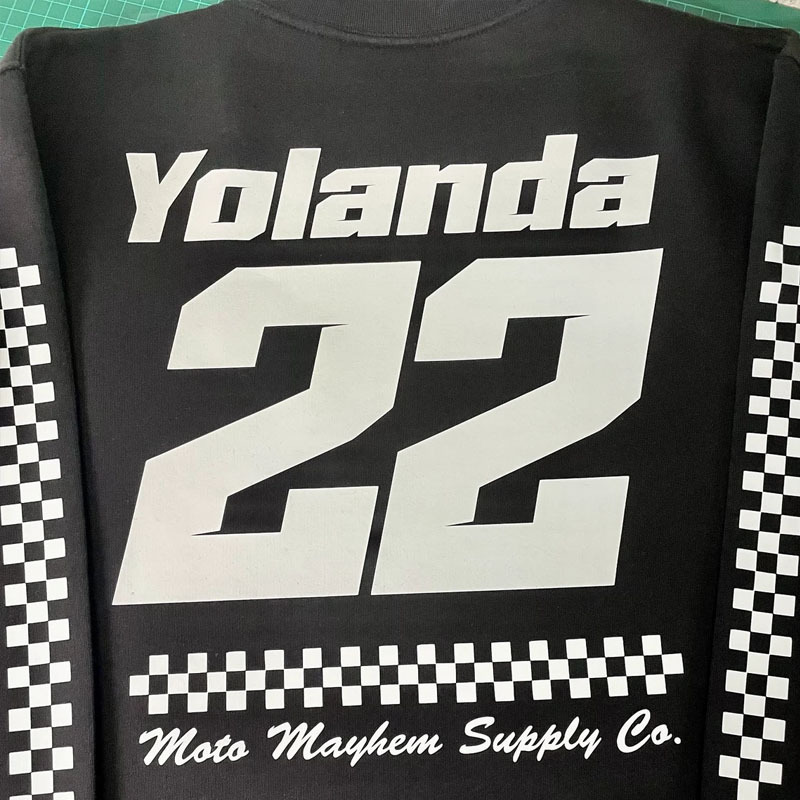 Custom Adult Race Name & Number Motorsport Sweatshirt