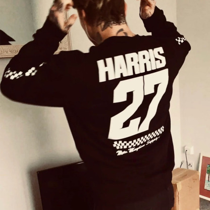 Custom Adult Race Name & Number Motorsport Sweatshirt