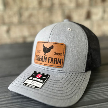 Custom Chicken Farm Hat Goat Farm Patch Hat