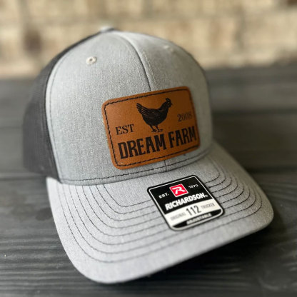 Custom Chicken Farm Hat Goat Farm Patch Hat