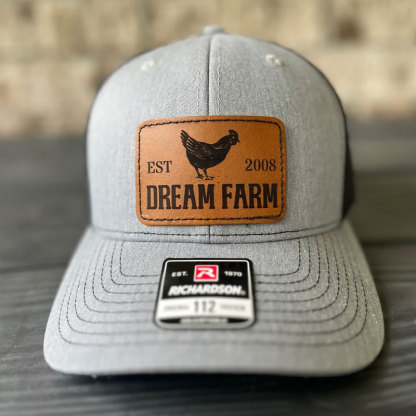 Custom Chicken Farm Hat Goat Farm Patch Hat