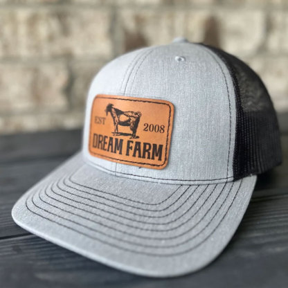 Custom Chicken Farm Hat Goat Farm Patch Hat