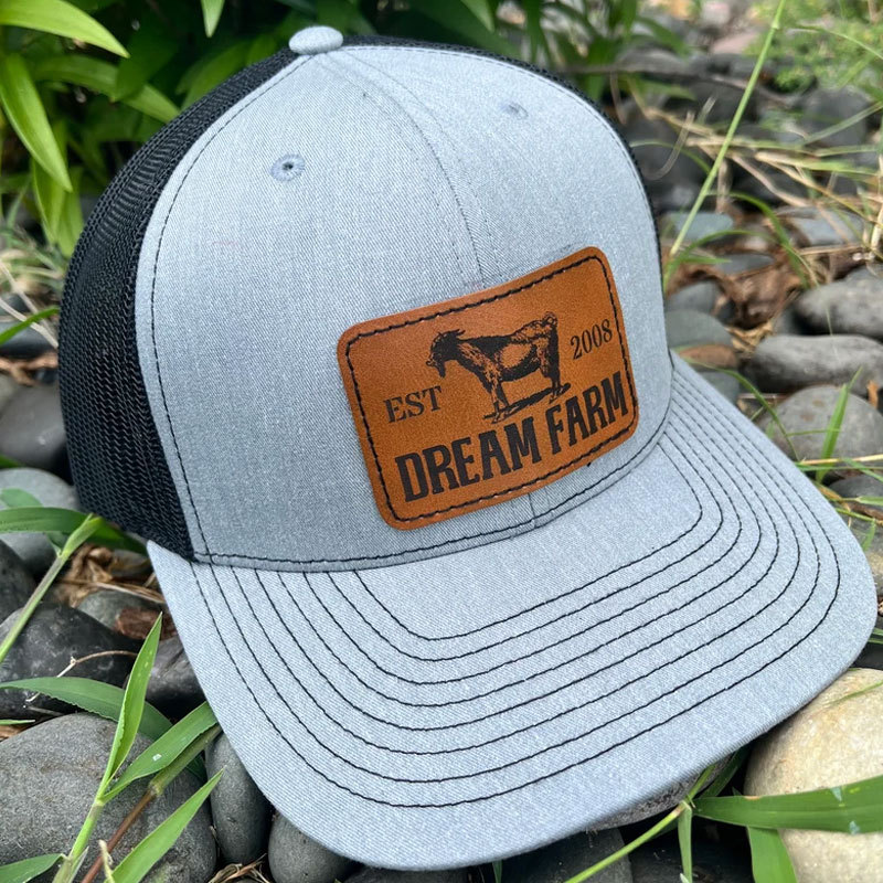 Custom Chicken Farm Hat Goat Farm Patch Hat