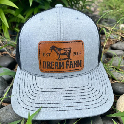 Custom Chicken Farm Hat Goat Farm Patch Hat