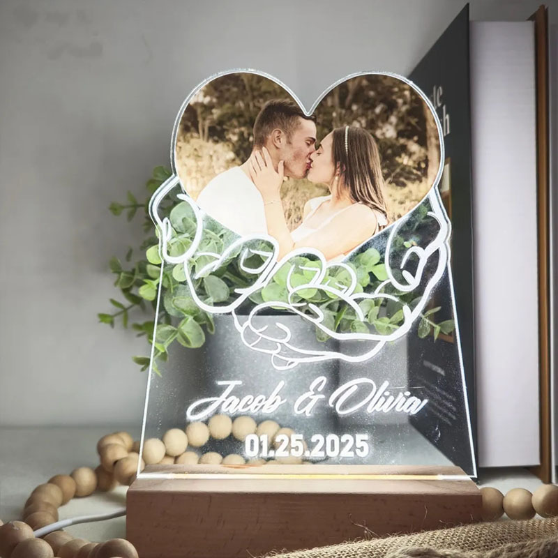Custom Couple Photo Night Ligh