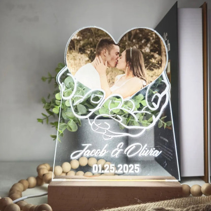 Custom Couple Photo Night Ligh