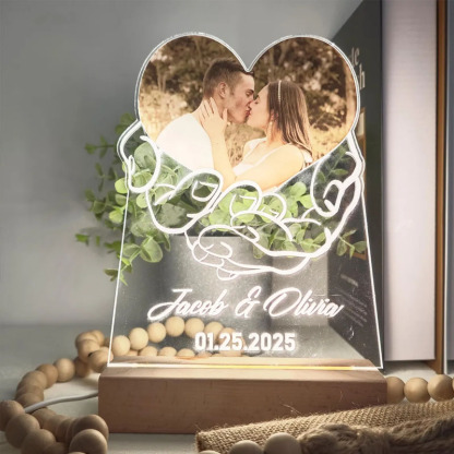 Custom Couple Photo Night Ligh