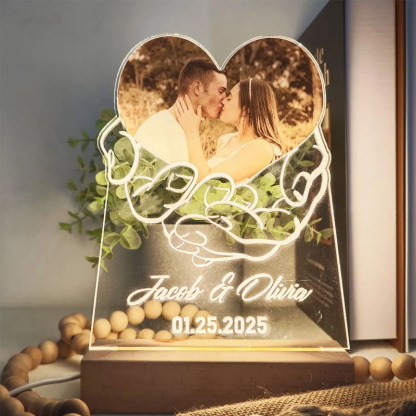 Custom Couple Photo Night Ligh