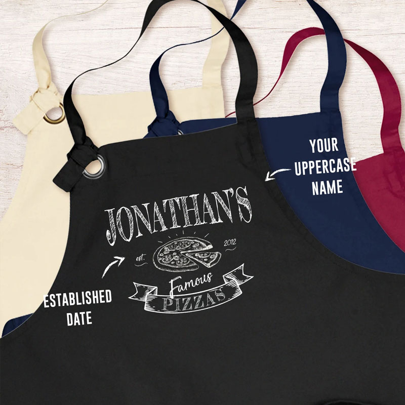 Custom Famous Pizzas Apron