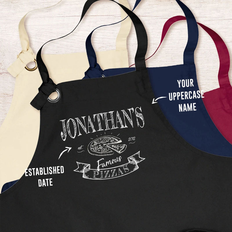 Custom Famous Pizzas Apron