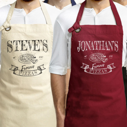 Custom Famous Pizzas Apron