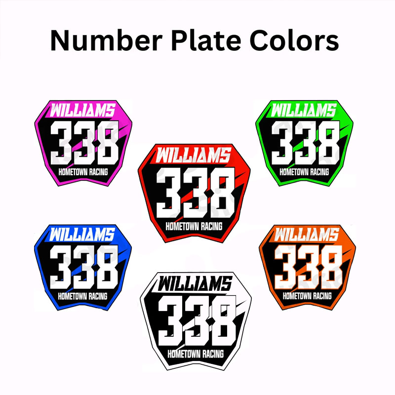 Custom Full Color Personalized Dirt BIke Number Hat