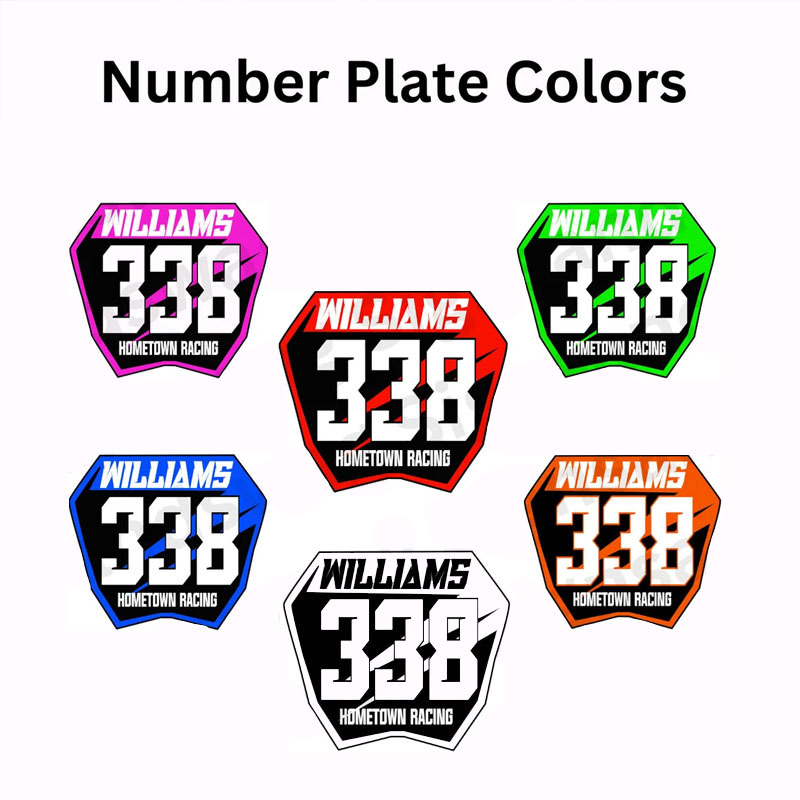 Custom Full Color Personalized Dirt BIke Number Hat
