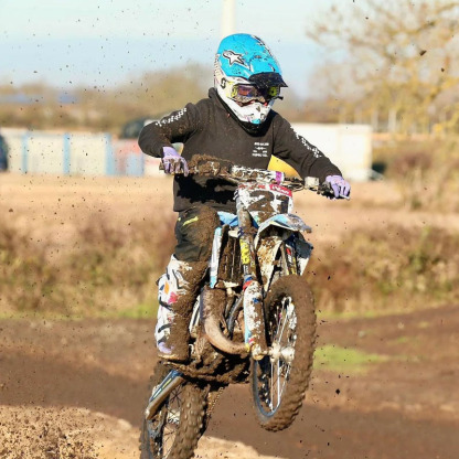 Custom Kids Race Name & Number Motorsport Sweatshirt