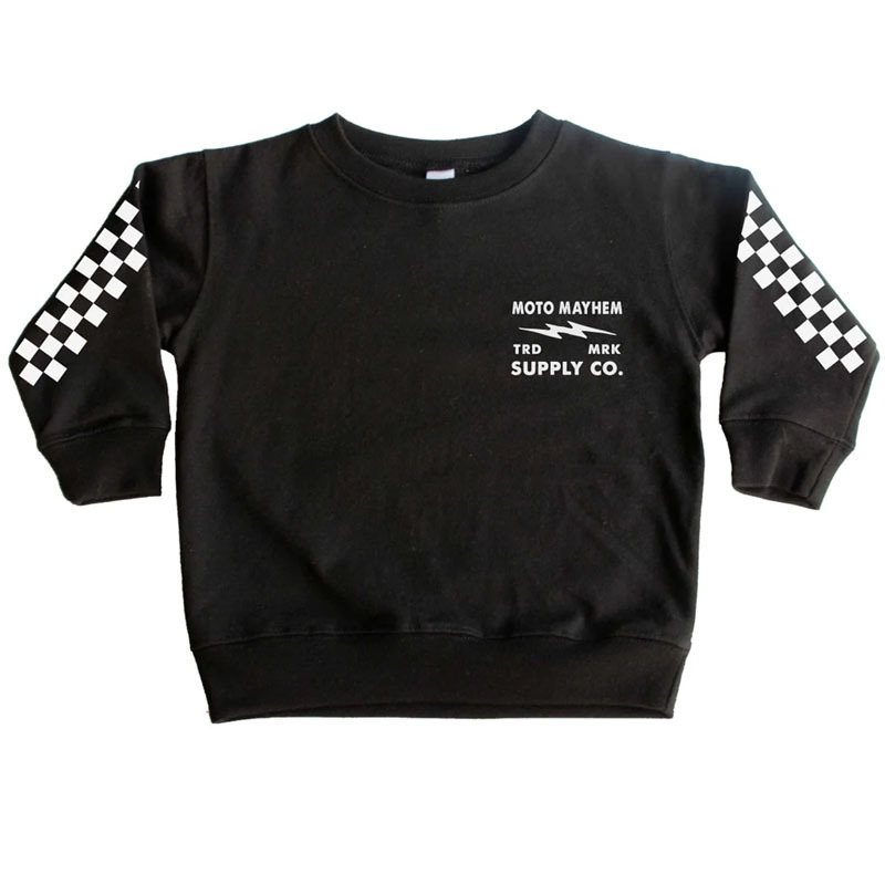 Custom Kids Race Name & Number Motorsport Sweatshirt