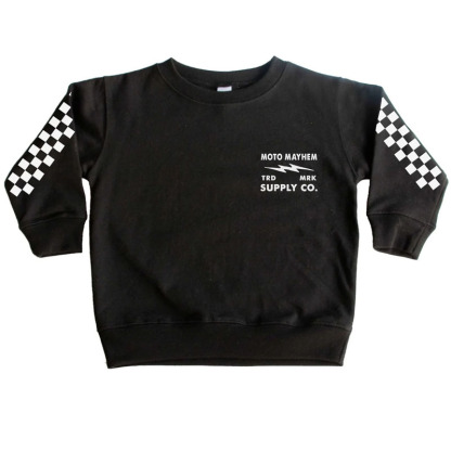 Custom Kids Race Name & Number Motorsport Sweatshirt