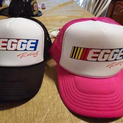 Custom Racing  Cap Retro Racing Trucker Race Day Cap