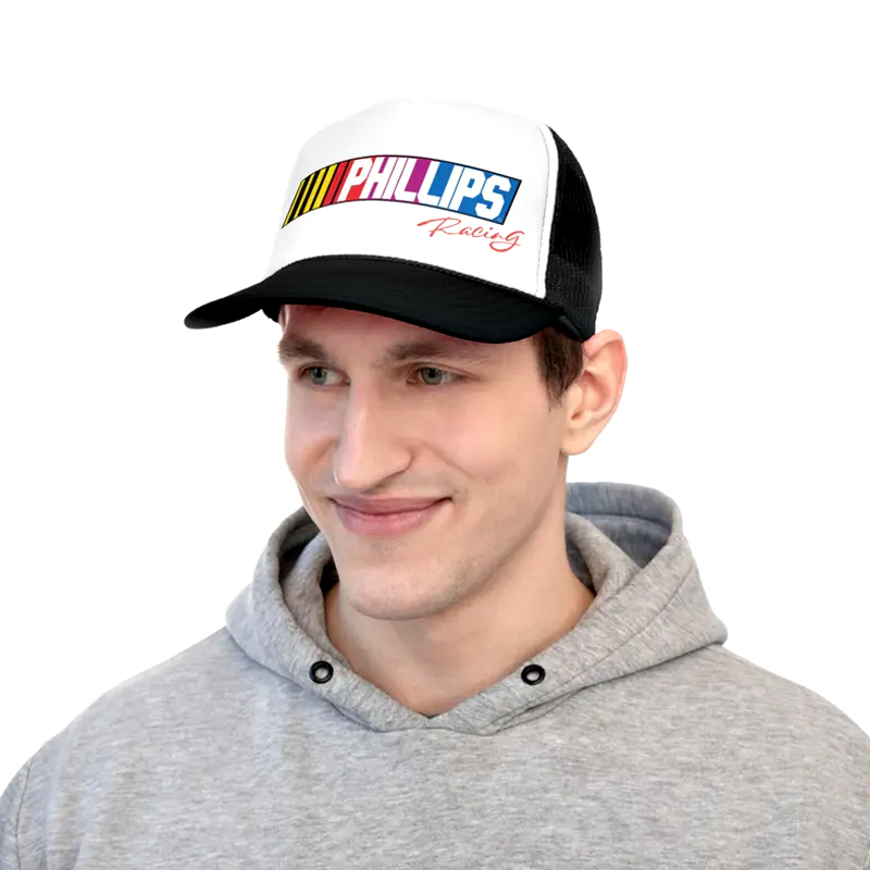 Custom Racing  Cap Retro Racing Trucker Race Day Cap
